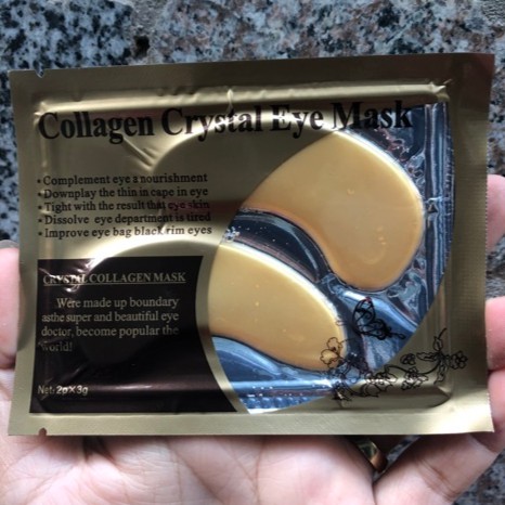 Mặt nạ mắt Crystal Collagen Gold Powder Eye Mask