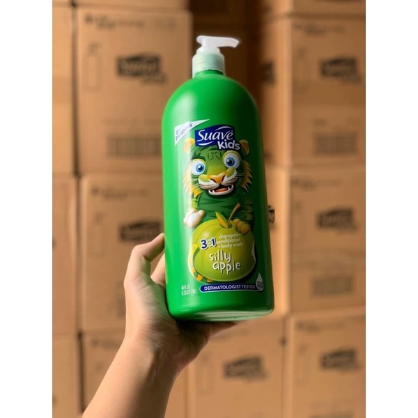 &lt;CHÍNH HÃNG&gt; Tắm gội xả 3in1 Suave kids 1.18l và 532ml