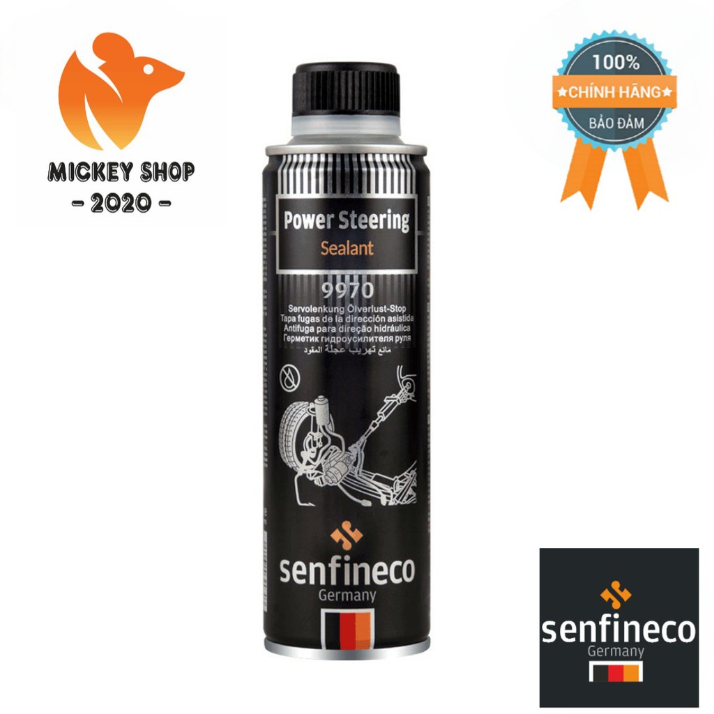 [ 100% GERMANY ] Chất Làm Kín, Chống Rò Rỉ Cho Hệ Thống Dầu Trợ Lực Tay Lái Senfineco 9970 –300ML Power Steering Sealant