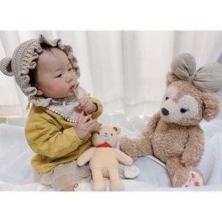 Mũ len bèo tai gấu cho bé
