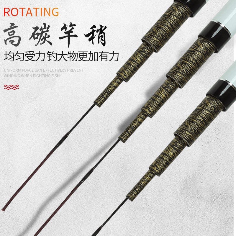 Cần câu tay Tam Long 6H bao đẹp long lanh - tặng ngọn