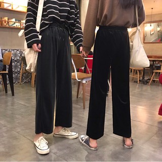 [M44][Quần] Quần culottes nhung nữ dài (MISCOCOLY)