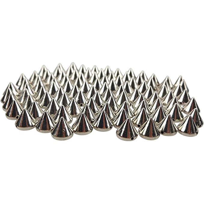 Bộ 20 Đinh Tán Acrylic Hình Nón Dùng May Trang Sức DIY