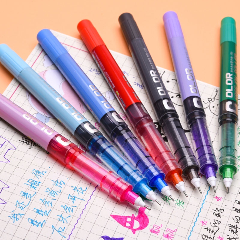 1 Bút Bi Nước Mực Đen Ngòi 0.5mm