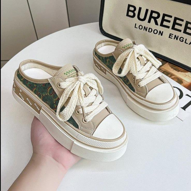 Sục thể thao đế độn họa tiết OO siêu đẹp Luxy Shoes LX06