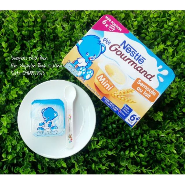 Váng sữa Nestle 6×60g không cần bảo quản lạnh cho bé từ 6m+