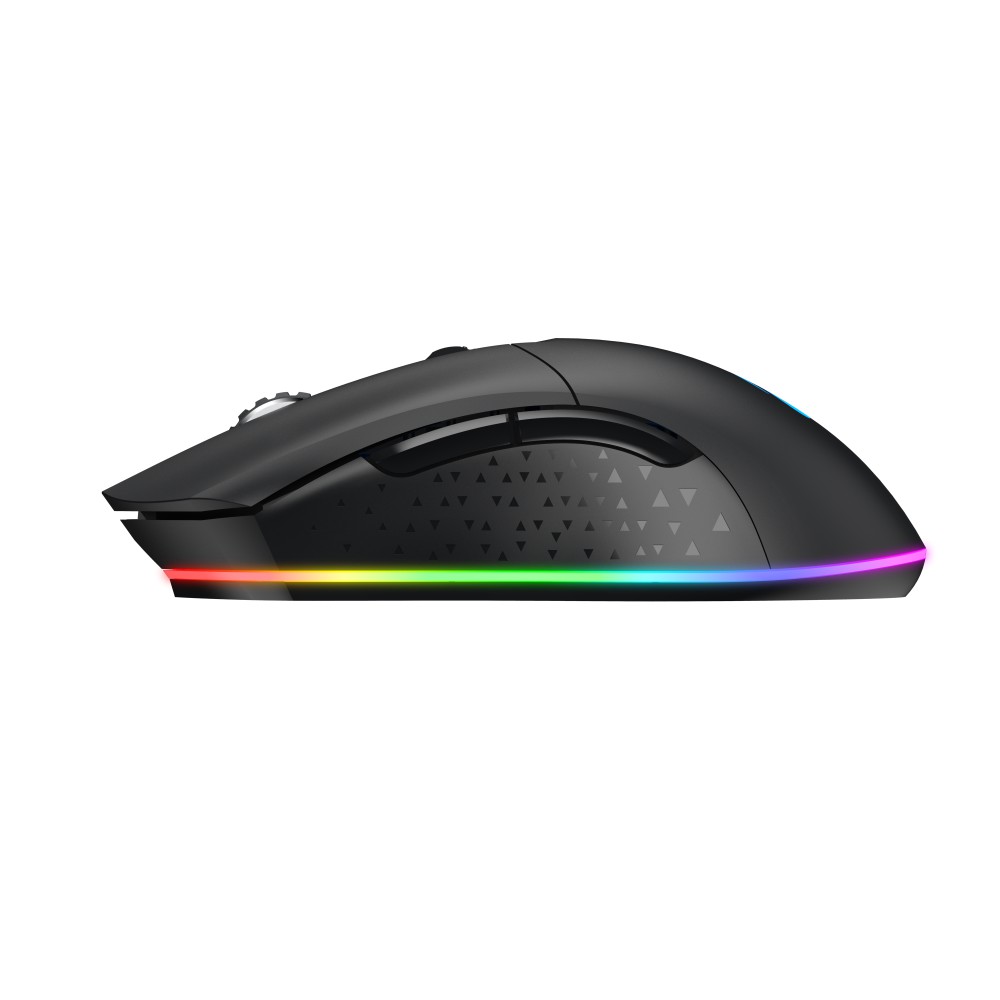 Chuột không dây Gaming DAREU EM901 RGB - Black (BRAVO ATG4090 sensor)