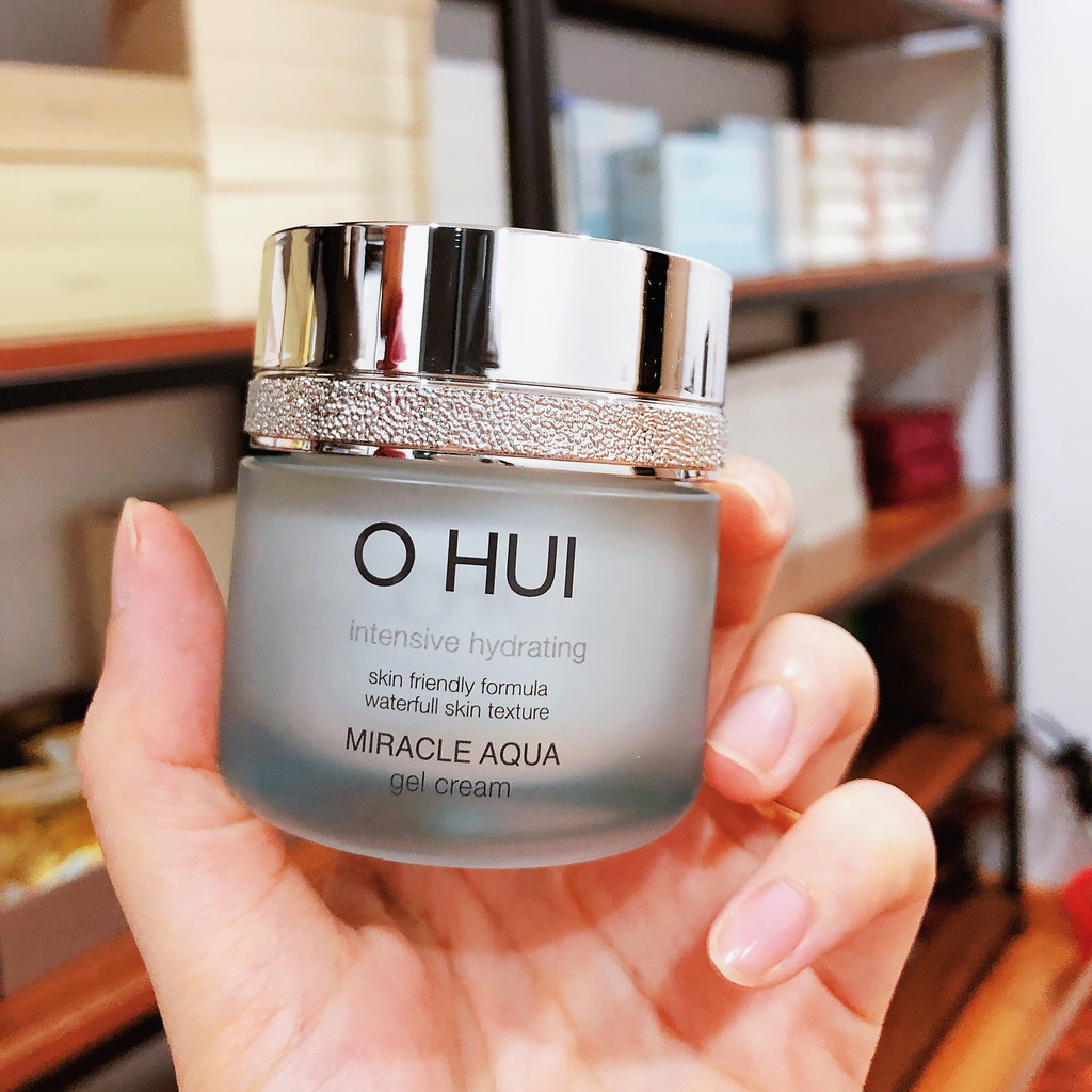 [Hot] Kem dưỡng Ohui xanh cấp nước dưỡng da sáng trong, căng mọng không, ko dính dít OHUI Miracle Aqua Gel Cream 30ml