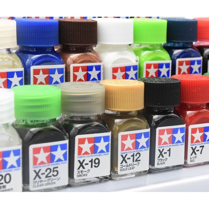 Sơn mô hình Tamiya Enamel X1-X34 paint gloss color màu bóng