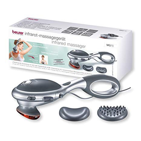 MÁY MASSAGE CẦM TAY ĐÈN HỒNG NGOẠI BEURER MG70 ( BẢO HÀNH 02 NĂM 1 ĐỔI 1)