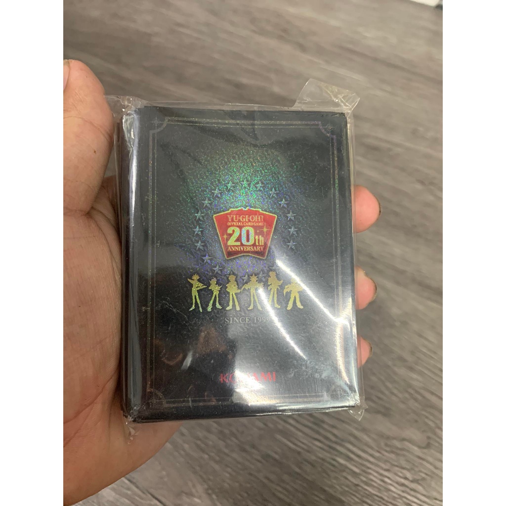 Combo Bọc bài chính hãng Yugioh Size - Yugioh 20th bịch 100 cái - Sleeve