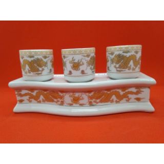 Bộ 3 chum rồng trắng