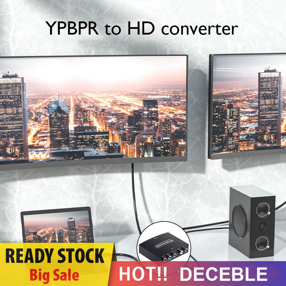 Bộ Chuyển Đổi Âm Thanh Video 1080p 5 Rca Rgb Sang Hdmi