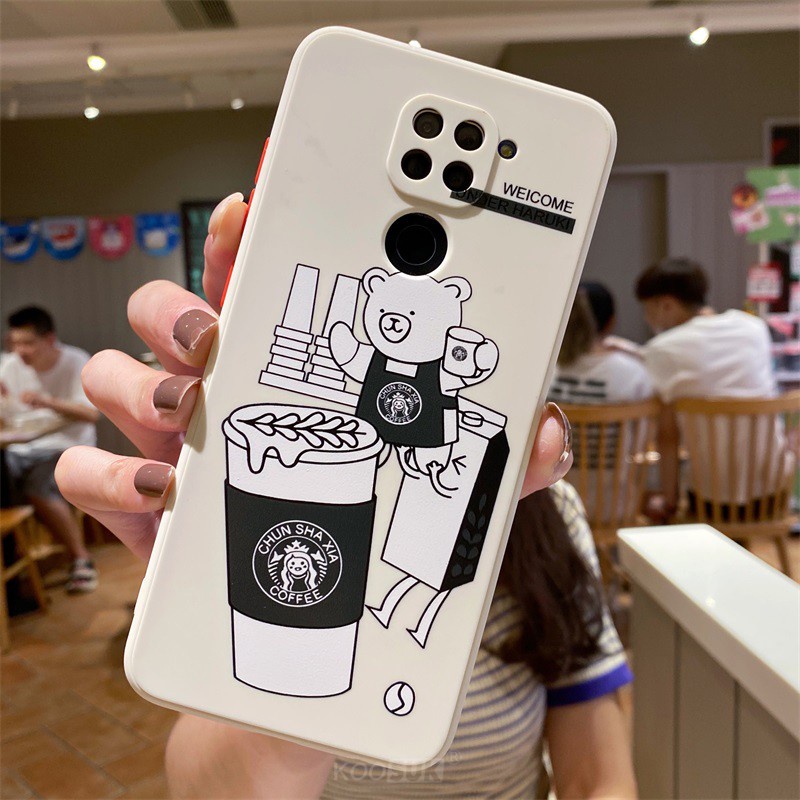 Ốp điện thoại Koosuk silicon mềm họa tiết hoạt hình cho Xiaomi Redmi Note 9 Pro Max 9S 4G