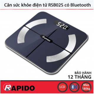 Cân sức khỏe thông minh Rapido RSB02-S (Có bluetooth) - Chính hãng