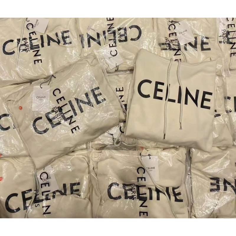 Áo nỉ bông hoodie Celine/ Áo phông hoodie unisex | BigBuy360 - bigbuy360.vn