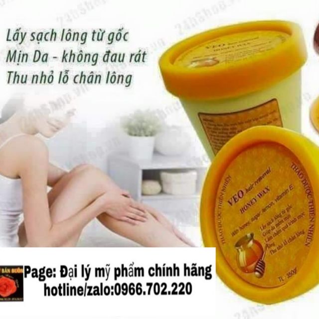 WAX TẨY LÔNG THẢO DƯỢC VEO tặng kèm que và giấy | BigBuy360 - bigbuy360.vn
