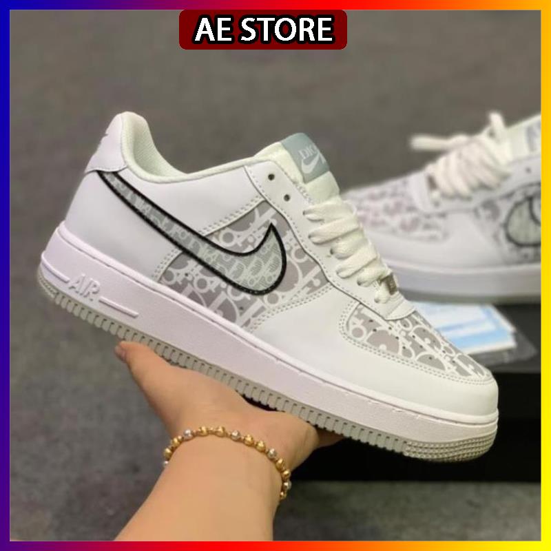 Giày thể thao AF1 dior, Giày sneaker air Force  DIO nam nữ Hot trend Full Box Bill