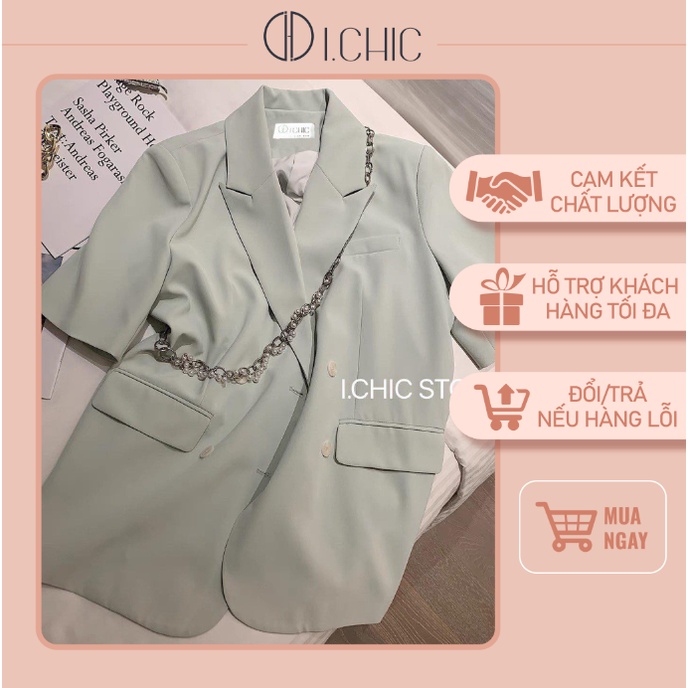 ICHIC - Áo blazer VE002 phong cách trẻ trung, năng động.