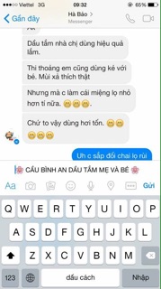 Dầu Tắm Thảo Dược Mẹ & Bé