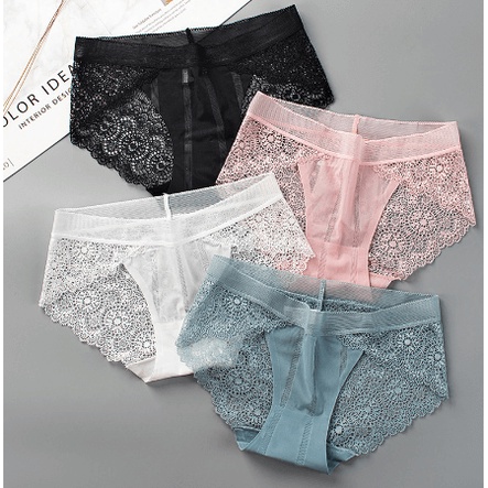 [Giá hủy diệt] Quần lót nữ đúc su pha ren hoa siêu mát sexy cho nàng Ponnyhome M8
