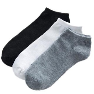 Combo 2 Đôi Tất Trơn Nam Nữ Cổ Ngắn