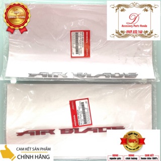 Tem chữ Air Blade 2016-2019 chữ nổi chính hãng Honda.