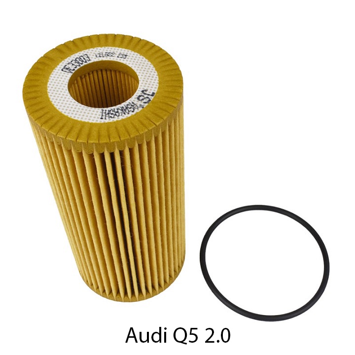 Lọc dầu OE33003 JS Asakashi dành cho xe Audi Q5 2.0 2009, 2010, 2011, 2012, 2013, 2014, 2015, 2016, 