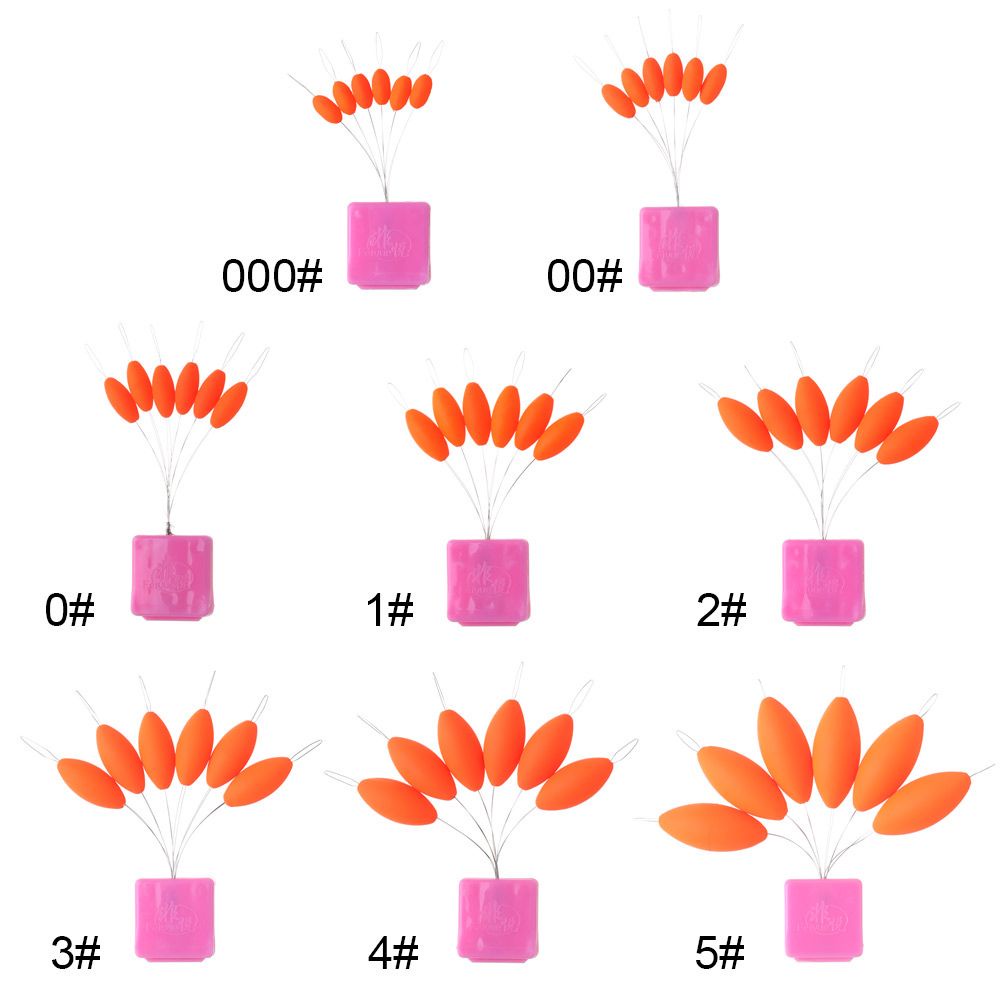 Phao Câu Cá Seven Truyền Thống Hình Quả Ô Liu Màu Sắc Dạ Quang Chuyên Nghiệp