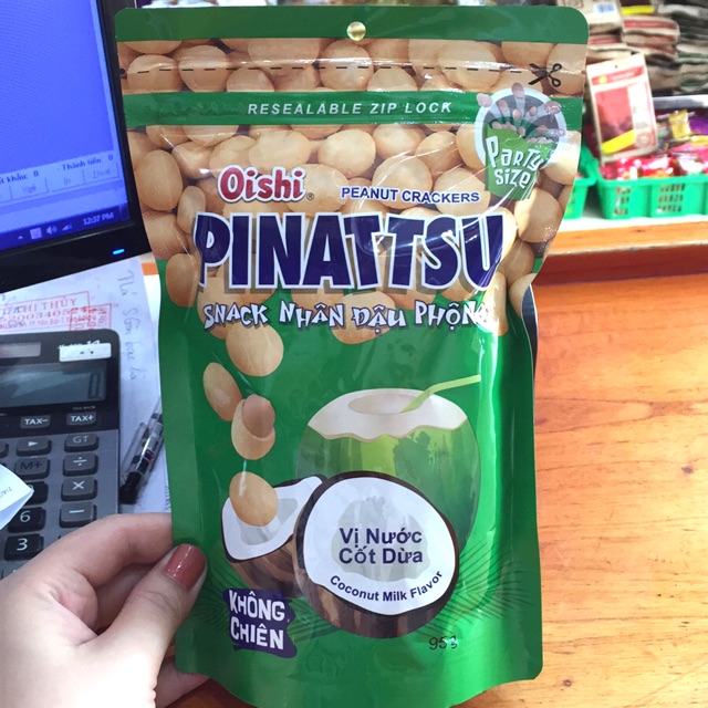Snack nhân đậu phộng Pinattsu 95g