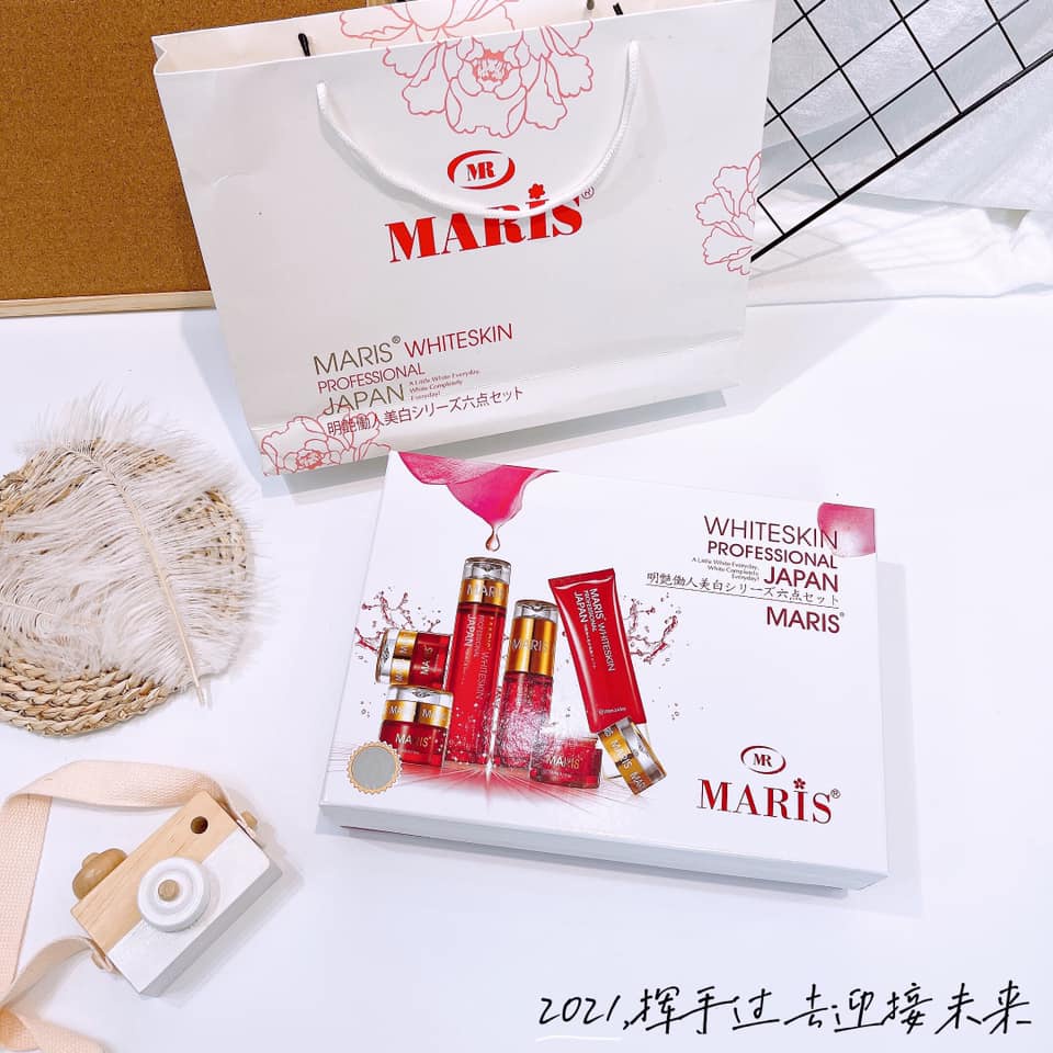 Bộ Mỹ Phẩm Maris 6in1 Giúp Da Mềm Mịn Ngăn Ngừa Lão Hoá