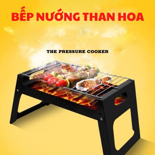 Bếp than nướng dài, đi du lịch, picnic, nhỏ gọn, dễ di chuyển