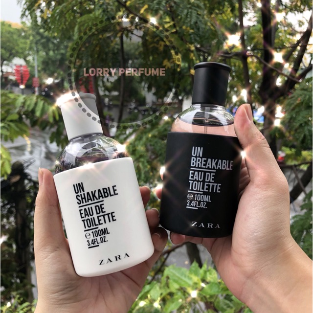 Zara man UNSHAKABLE & UNBREAKABLE 100ml ( HÀNG CÓ SẴN )