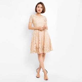 Đầm xòe ren hoa cao cấp