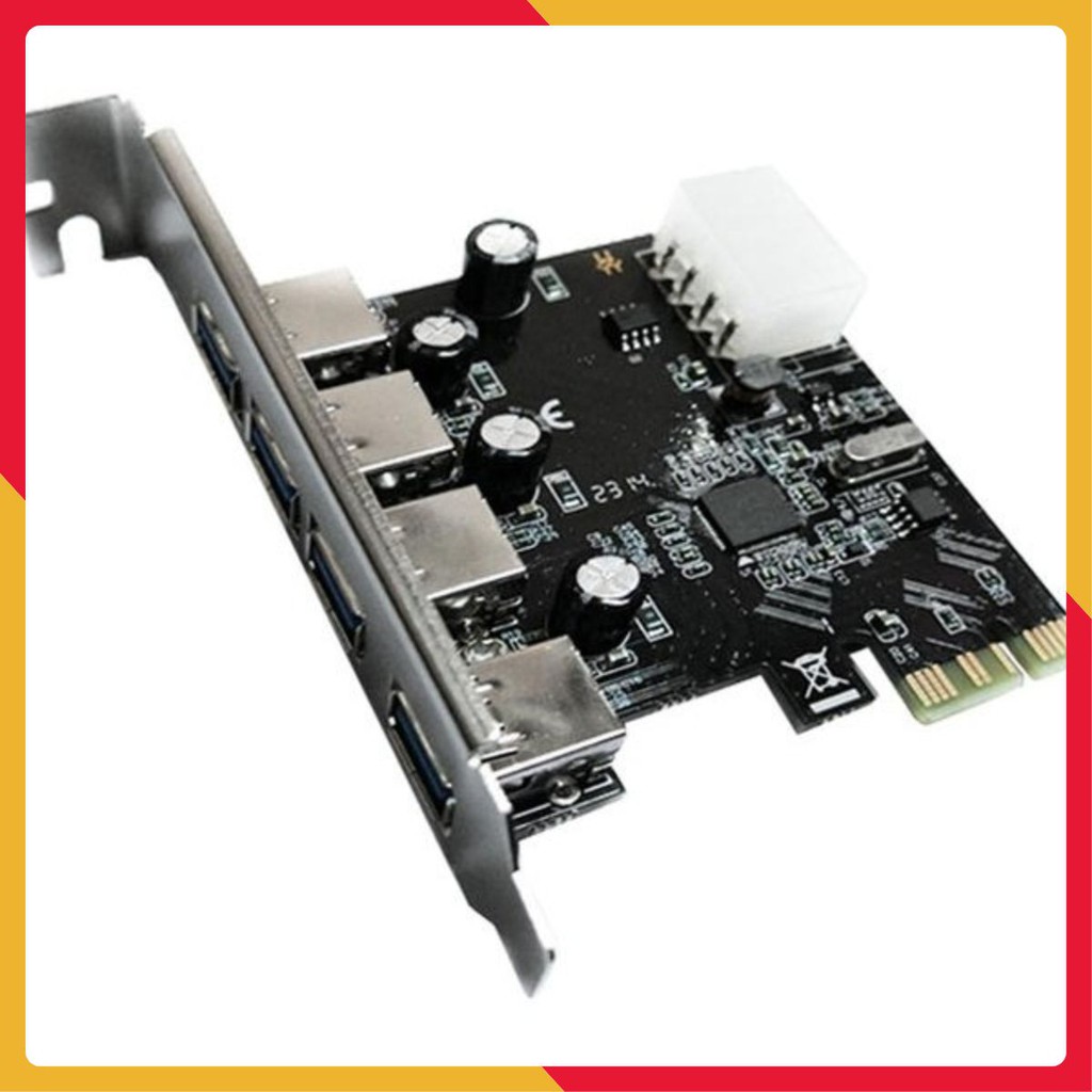 Card PCI Express to 4 port USB 3.0 [Rẻ nhất] | WebRaoVat - webraovat.net.vn