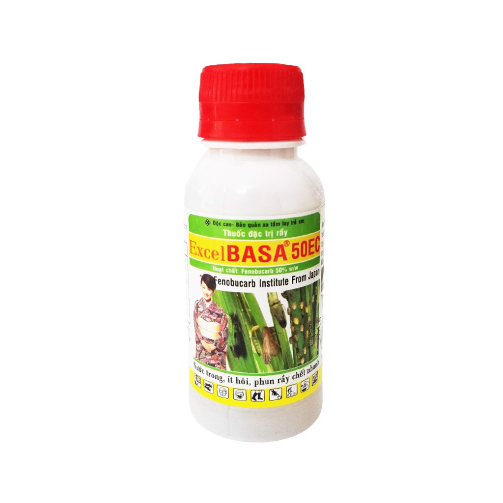 Excel BASA 50EC 100ml trừ rầy cho cây trồng Tiếp xúc, xông hơi cực nhanh