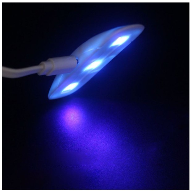 Đèn 3 Led UV 3W nguồn USB giúp hơ keo, nail