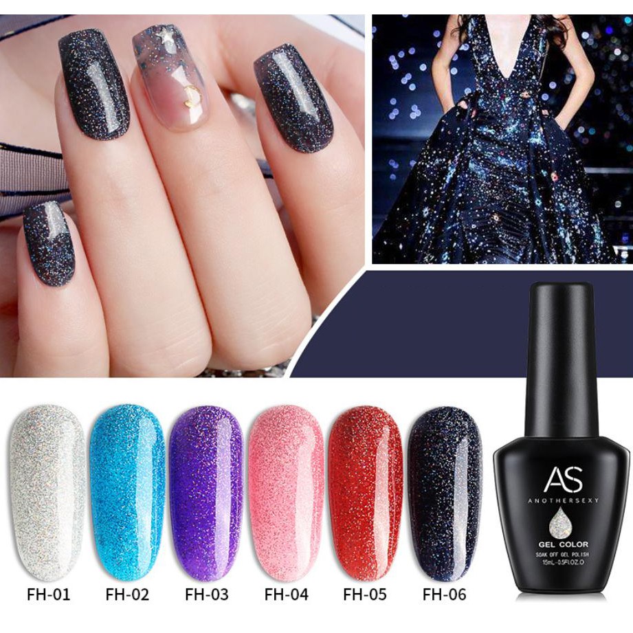 Sơn gel AS bền màu cực kì mướt 15ML (dành cho tiệm nail chuyên nghiệp) - FH