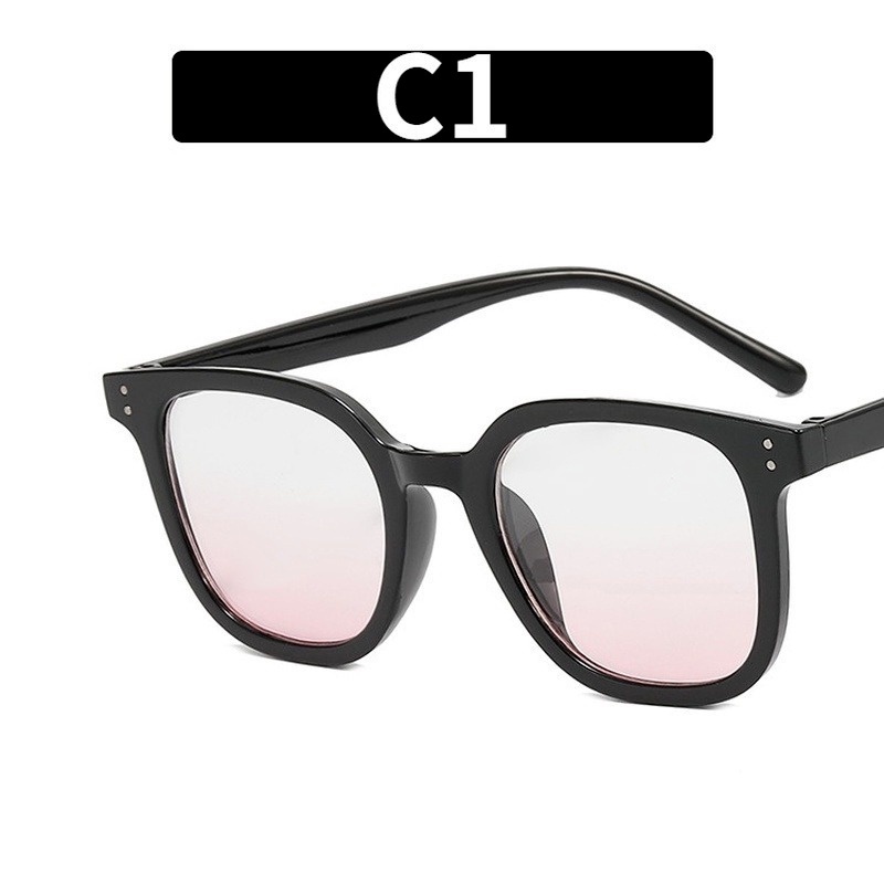 Kính Mát Gọng Vuông Chống Tia UV Nhiều Màu Sắc Thời Trang Hàn Quốc