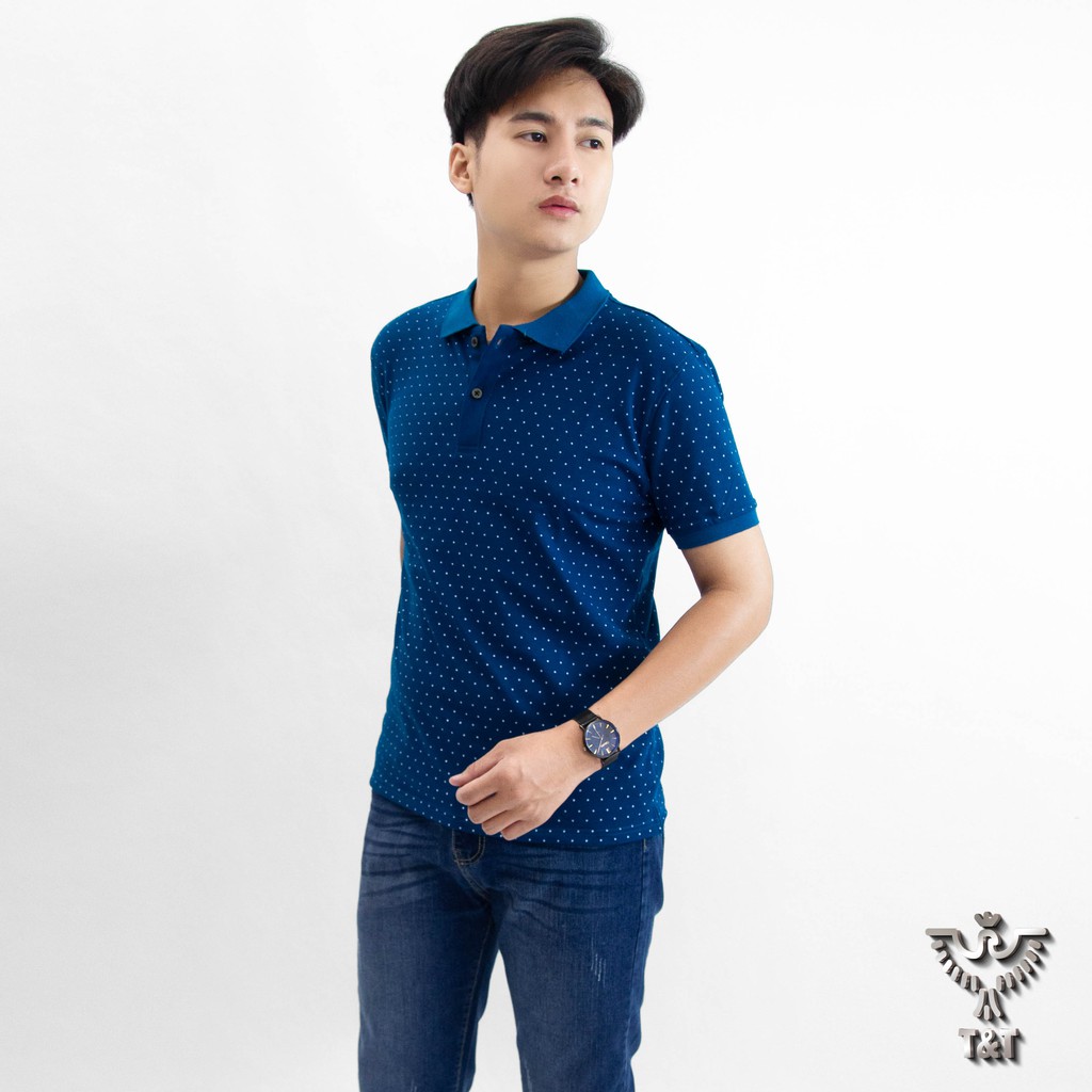 áo thun nam áo polo nam có cổ tay ngắn chất cotton co dãn thoáng mát kiểu dáng công sở PL204