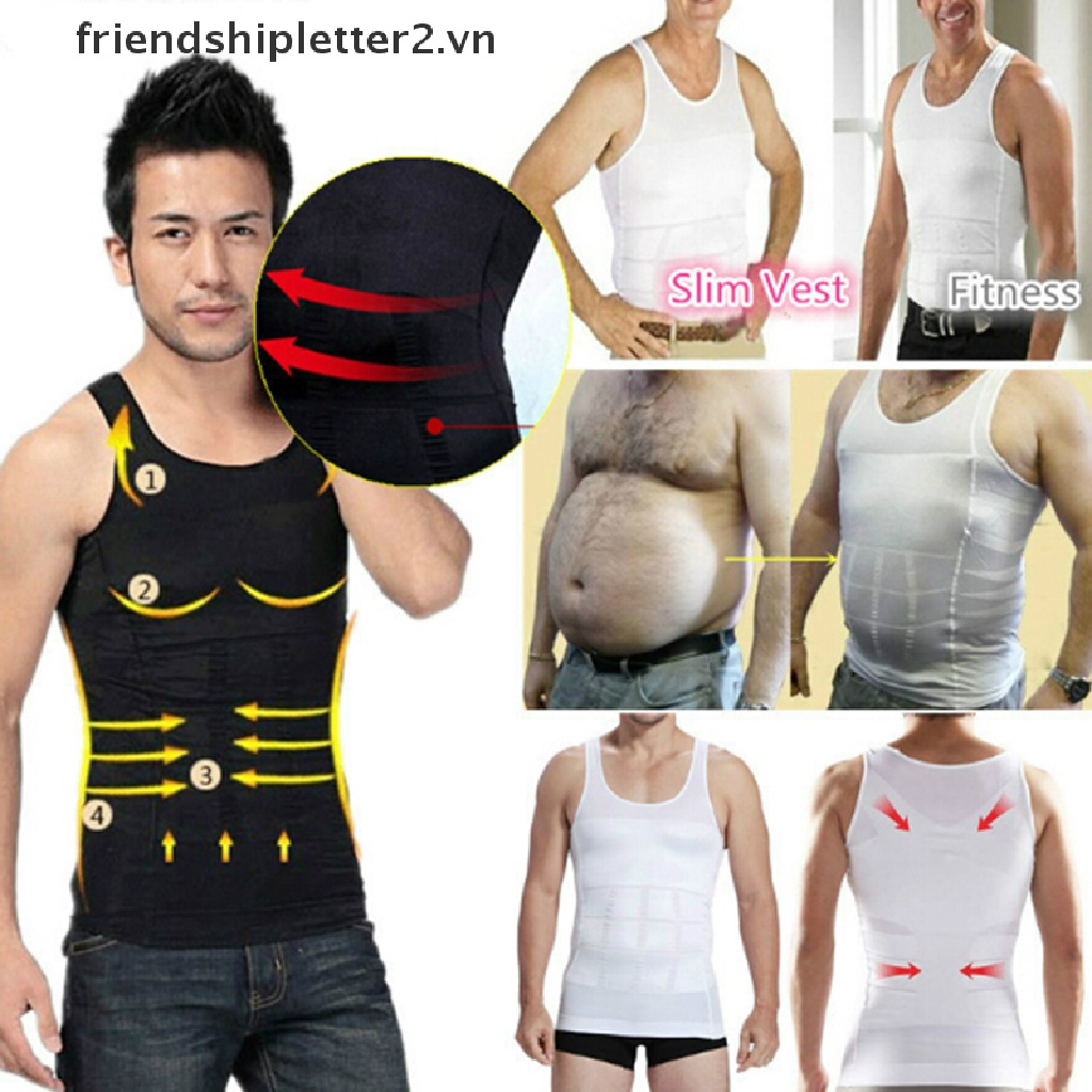 #Nóng Trong Kho# Áo Thun Ba Lỗ Định Hình Cơ Thể Thon Gọn Cho Nam