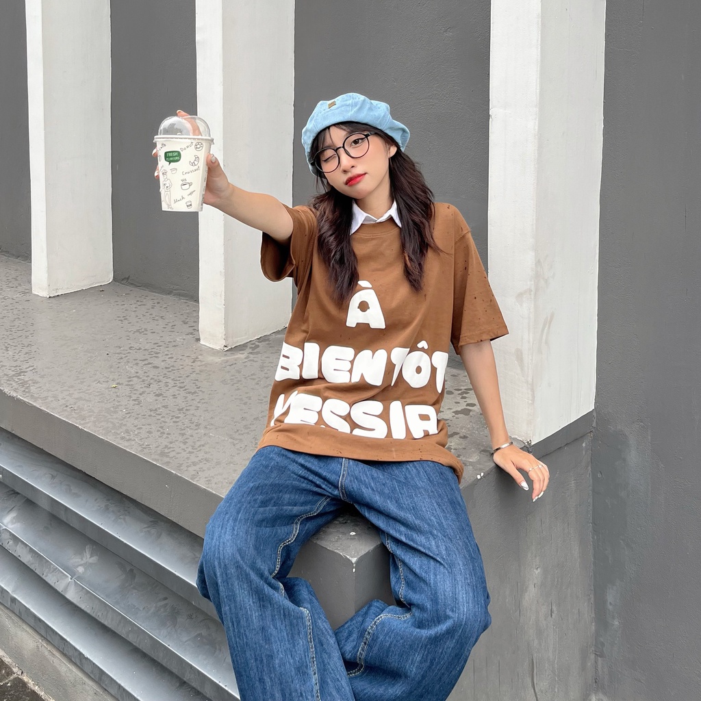 Áo thun YESSIR “ À Biên Tốt" In Phồng Cao Cấp Tee 3 màu  Local Brand