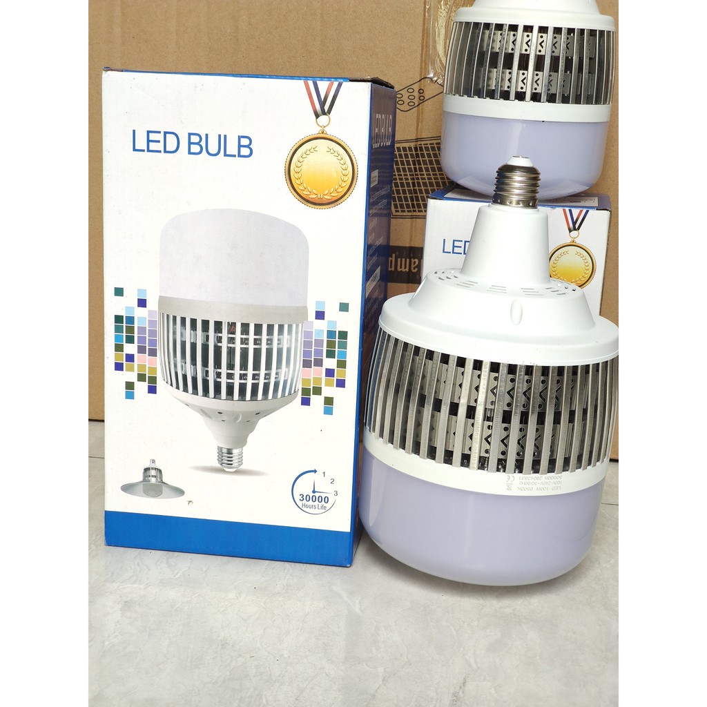 Đèn Led Bulb 50w, 100w, 150w đui E27, tản nhiệt NHÔM, ánh sáng trắng, dùng cho chụp ảnh - Smartled1