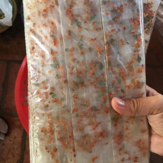 Bánh tráng cuộn ruốc hành