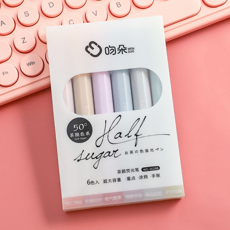Bút Dạ Quang 6 Màu Tiện Dụng