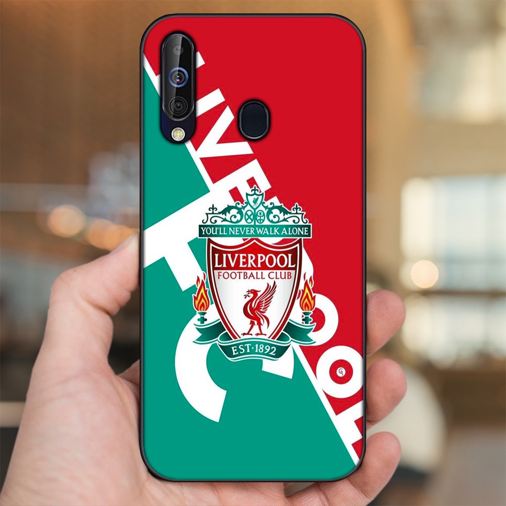 Ốp lưng Samsung A8s, A60, M30 viền đen in hình Liverpool FC