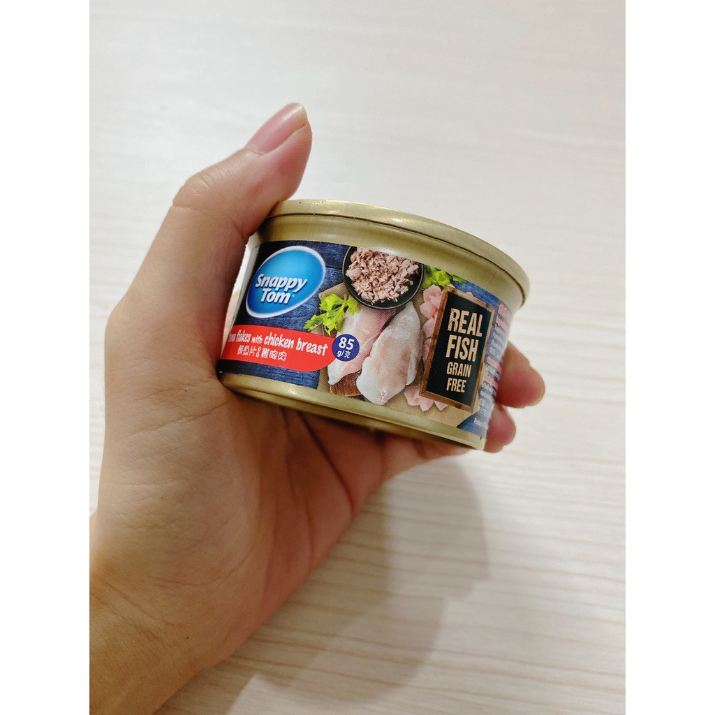 [Quận 8][Hỏa tốc] Pate cho mèo Snappy Tom Cat Food 85g Grain Free ( dạng sốt siêu rẻ cho mèo)