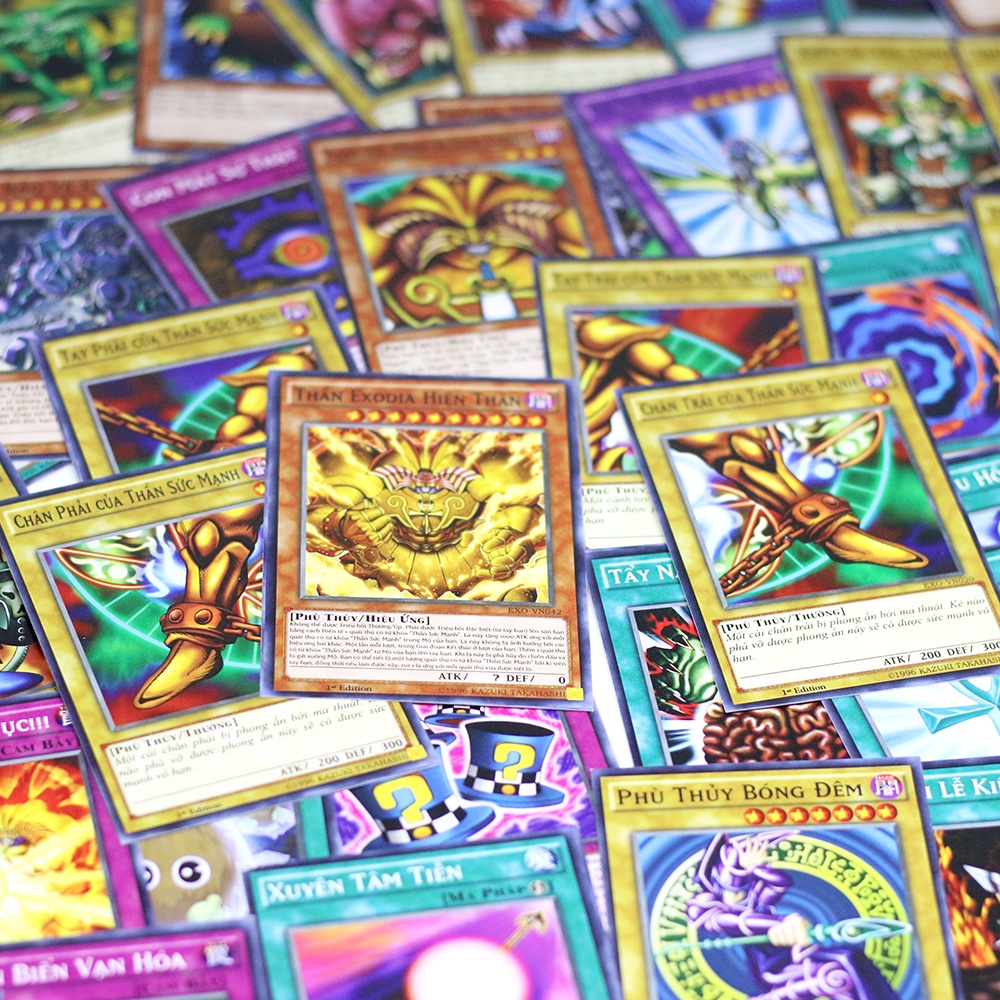 Yugioh Tiếng Việt - Hộp Bài Exodia Thần Sức Mạnh H06 - bài in