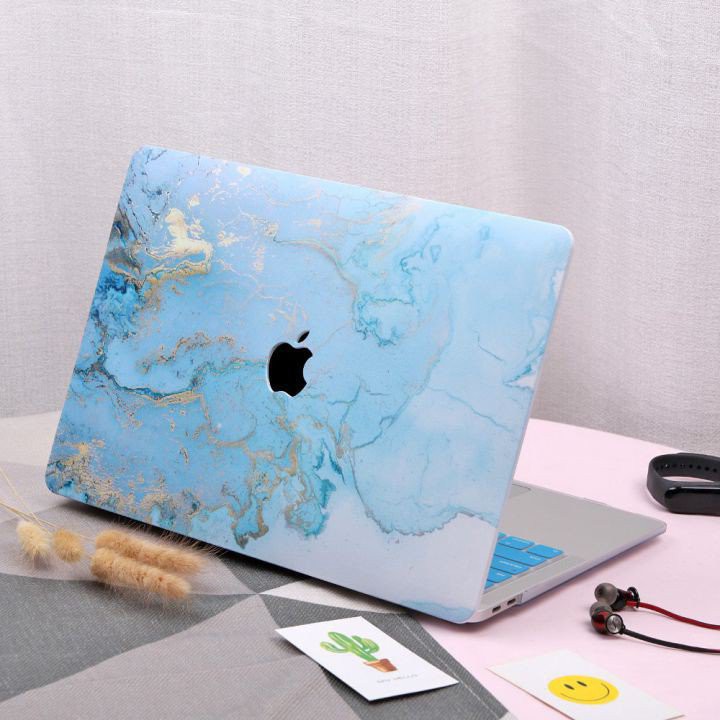 Ốp Macbook hình Đá sơn mài (tặng kèm nút chống bụi + chống gãy dây sạc)