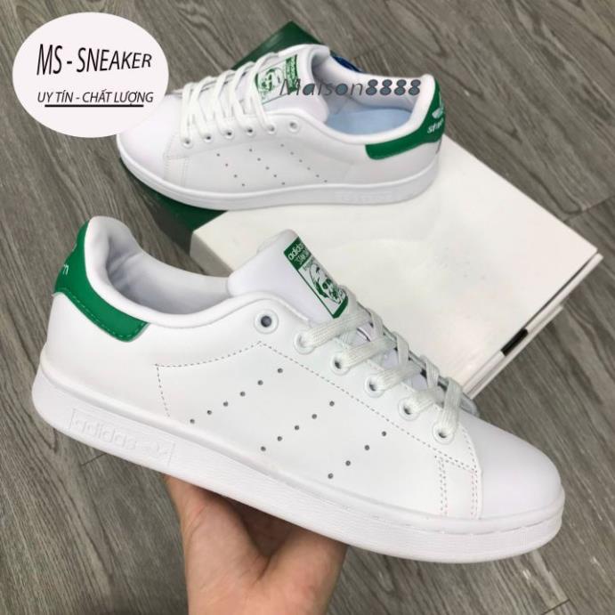 Giày Adidas Stan Smith Giày Stan Smith Gót Đen Gót Xanh Thấp Mới Full Phụ  Kiện Hàng Quảng Châu Cao Cấp Full Size 36-43 - Mixasale